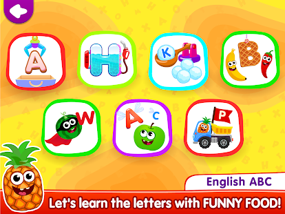 Funny Food! learn ABC games for toddlers&babies 1.9.0.42 Screenshots 17