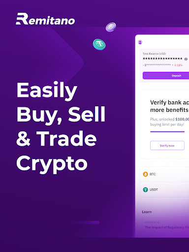 Screenshot of Remitano - Buy & Sell Bitcoin