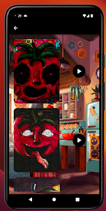 Mr Hungry tomato Puzzle Game