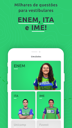 Android application FB Vest Questões ENEM ITA IME screenshort