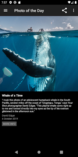Android application Photo of the Day screenshort