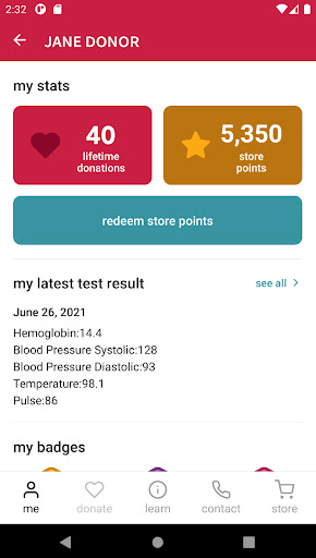 Stanford Blood Center Screen 2
