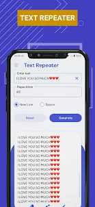 Text Repeater: Word Repetition