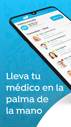 Android application MeetingDoctors Chat Médico screenshort