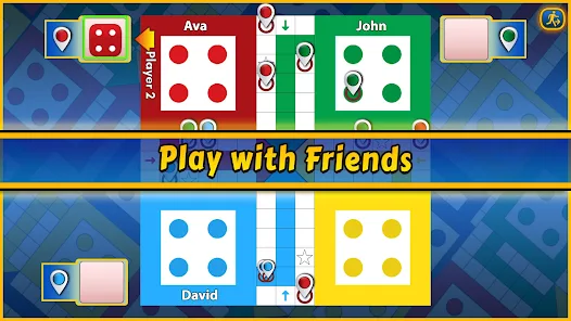 JOGANDO LUDO KING COM AMIGOS!!! 