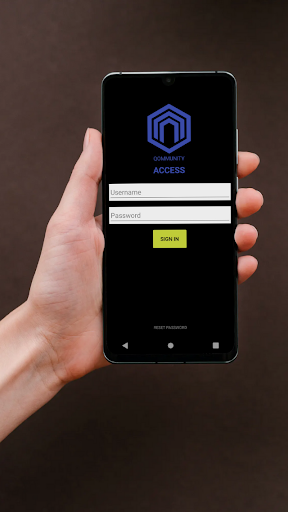 Android application Qommunity Access screenshort