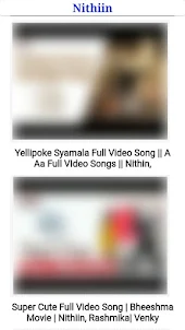 Nithiin All Video Songs
