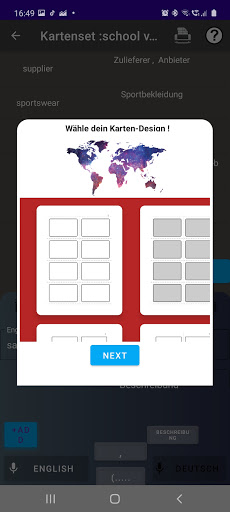 Flash cards Maker -Print Cards Screen 3