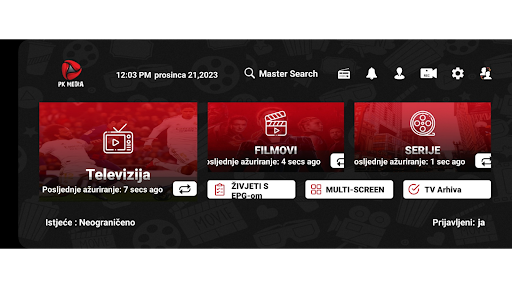 PK MEDIA Screen 2