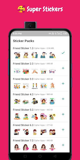 Friend Stickers for WA Screen 2