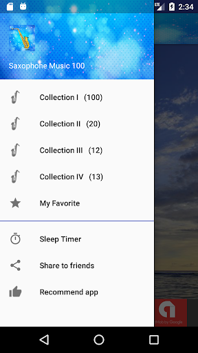 Android application Saxophone Music Collection screenshort