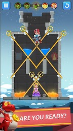 Hero Rescue - Pin Puzzle - Pull the Pin