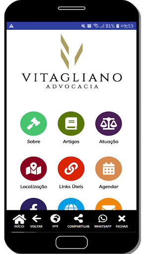 Vitagliano Advocacia Screen 2
