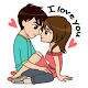 Cute Couple Love Stickers Pro Descarga en Windows