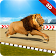 Wild Lion Crazy Racing Fever: Wild Animals Racing icon