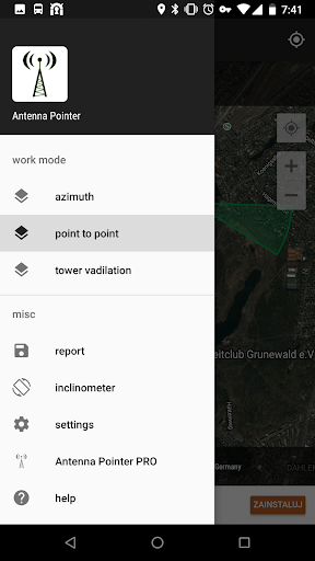 Android application Antenna Pointer screenshort