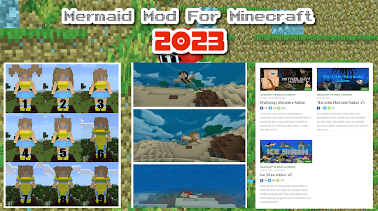 Mermaid Mod for Minecraft 2023