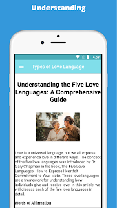 Types of Love Language