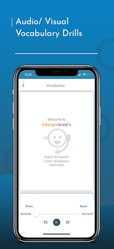 Android application Interpretrain screenshort