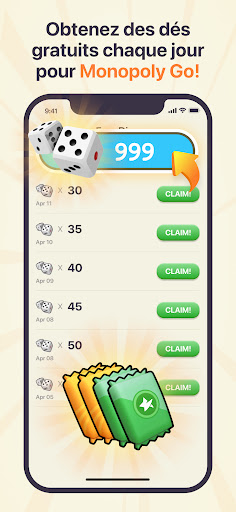 Aperçu de l'application