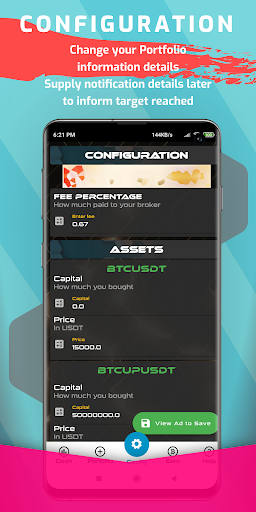 BTCFuture Tracker Screen 3