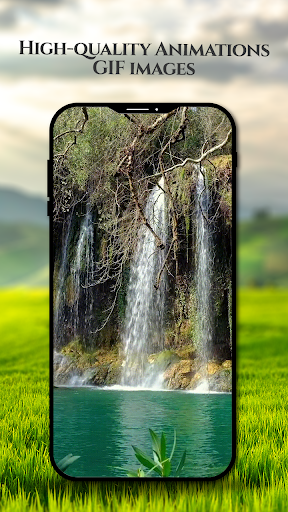 Android application Waterfall Live Wallpaper Sound screenshort