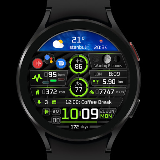 Realistic Clock - Watch Face Screen 2