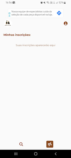 Android application Ruah Collab - Voluntários screenshort