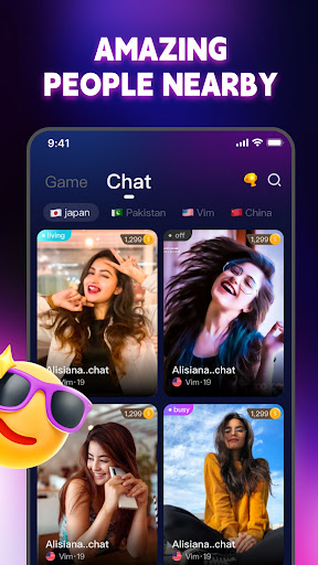 Android application Sugmet-Chat&Stream Living screenshort