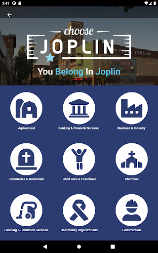 Screenshot of Choose Joplin