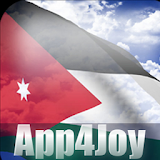 Jordan Flag Live Wallpaper icon