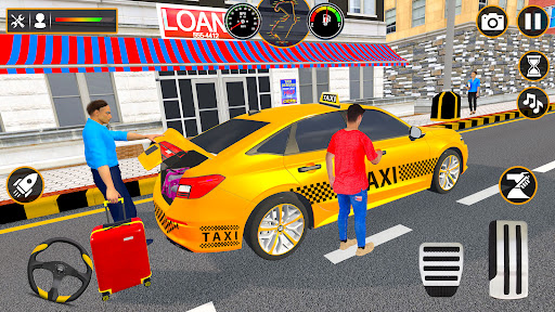 Android application Real Taxi Driver Taxi Sim Game screenshort
