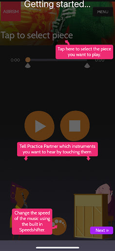 Clarinet Practice Partner Screen 3