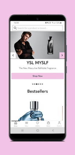 Android application Fragrance Direct screenshort