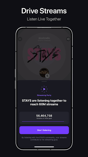Android application Stationhead screenshort