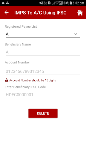 SSBL mBanking Screen 3
