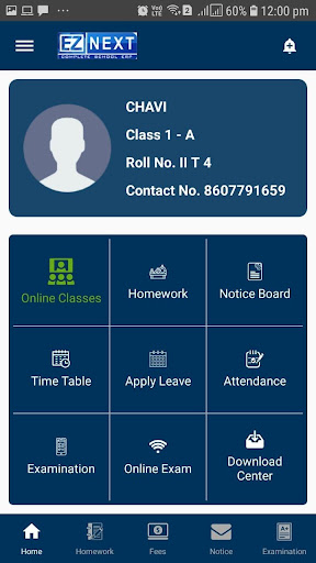 EZNEXT - Complete School ERP Screen 3