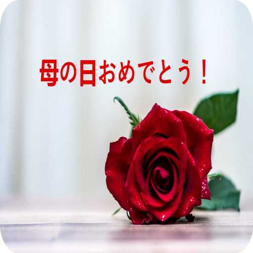 母の日おめでとう logo