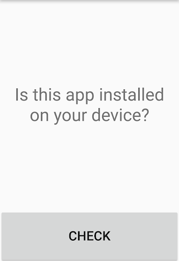 Android application Is it Installed? screenshort