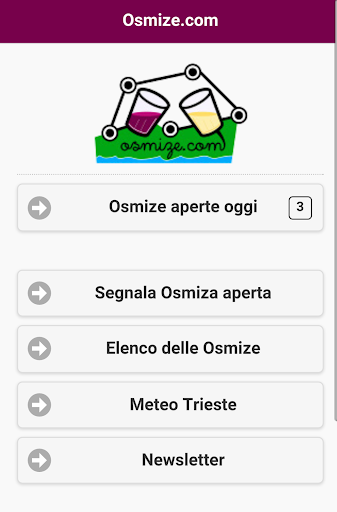 Android application Osmize.com screenshort