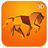 How To make Origami 3D icon