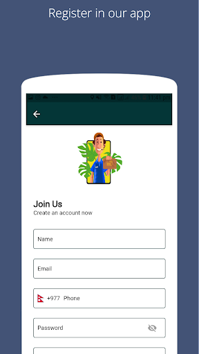 Android application MysmartSathi Vendor screenshort