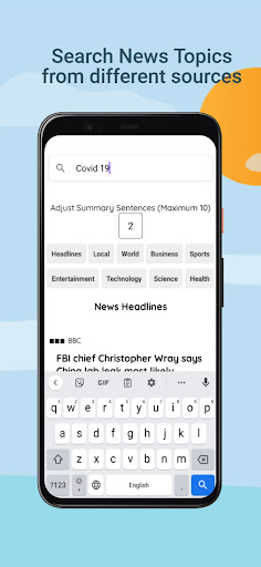 CereBrum - News Summary App Screen 3