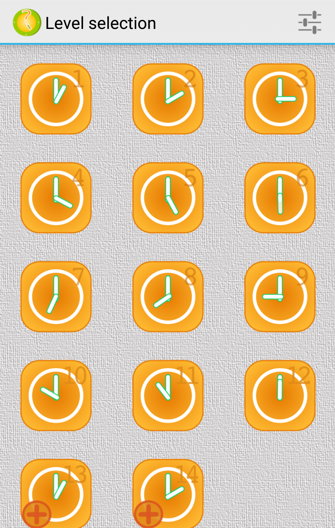 Android application What time is it? Clock 4 kids screenshort