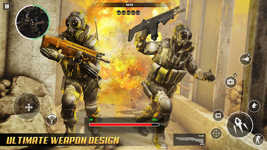 Captura de Pantalla 4 Juego de Guerra en equipo: FPS android