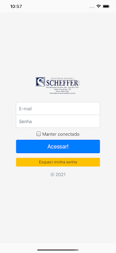 Android application Escritório Scheffer screenshort