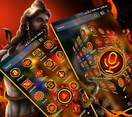 Android application Lord Shiva Launcher Theme screenshort