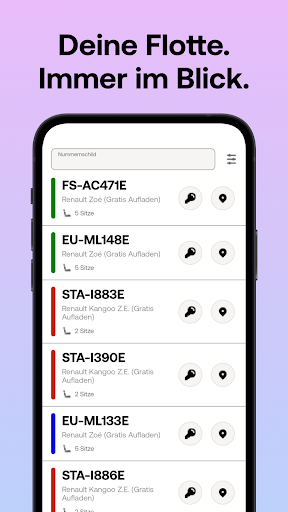 Android application AnyMove Fleet Manager screenshort