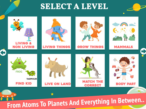 Android application Learn Science - Games for Kids screenshort