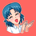 Cover Image of Tải xuống Moon Girls Stickers for WhatsApp 1.0 APK